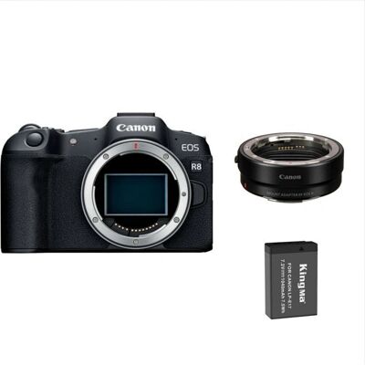 Corps de l'appareil Canon EOS R8 - Plein format, 24,2 MP, 4K - Publicité Corps de l'appareil Canon EOS R8 - Plein format, 24,2 MP, 4K - Publicité