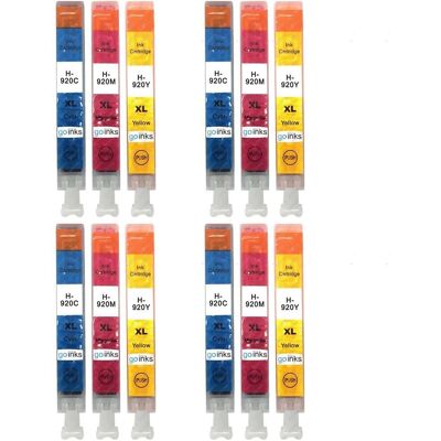 Go Inks HP 920XL Cyan Magenta Yellow Printer Ink Cartridges - Printer Ink Cartridges Go Inks HP 920XL Cyan Magenta Yellow Printer Ink Cartridges - Printer Ink Cartridges