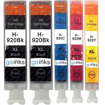 Go Inks HP 920XL Compatible Ink Set - Black/Cyan/Magenta Go Inks HP 920XL Compatible Ink Set - Black/Cyan/Magenta