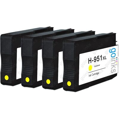 Go Inks HP 951Y Yellow Ink Cartridges - Printer Ink Cartridges Go Inks HP 951Y Yellow Ink Cartridges - Printer Ink Cartridges