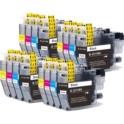 Go Inks LC3211 Multi-color Ink Cartridges - 16 Pack Go Inks LC3211 Multi-color Ink Cartridges - 16 Pack