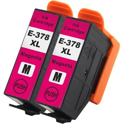 Cartouches d'Encre Magenta Go Inks - Compatible Epson 378XLM - Publicité Cartouches d'Encre Magenta Go Inks - Compatible Epson 378XLM - Publicité