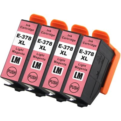 Cartouches d'encre Magenta Clair Go Inks - Remplacement Epson 378XLLM - Publicité Cartouches d'encre Magenta Clair Go Inks - Remplacement Epson 378XLLM - Publicité