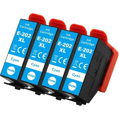 Cartouche d'Encre Cyan Go Inks - Compatible avec Epson 202XLC - Publicité Cartouche d'Encre Cyan Go Inks - Compatible avec Epson 202XLC - Publicité