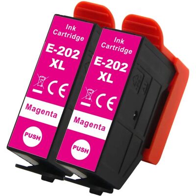 Go Inks Magenta Ink Cartridge - Compatible with Epson 202XLM Go Inks Magenta Ink Cartridge - Compatible with Epson 202XLM