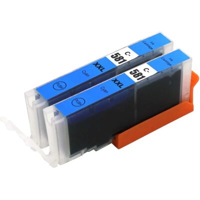 Cartouche d'encre cyan Go Inks - Pack de 2 pour Canon Pixma - Publicité Cartouche d'encre cyan Go Inks - Pack de 2 pour Canon Pixma - Publicité
