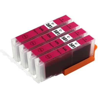 Cartouche d’encre magenta Canon CLI-581M - Pack de 4 pour Pixma - Publicité Cartouche d’encre magenta Canon CLI-581M - Pack de 4 pour Pixma - Publicité