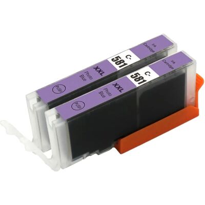 Cartouche d'encre bleue photo compatible Go Inks - Pack de 2 pour Canon Pixma - Publicité Cartouche d'encre bleue photo compatible Go Inks - Pack de 2 pour Canon Pixma - Publicité