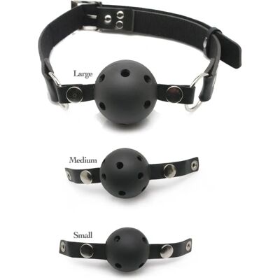 Ademend Ball Gag Trainingsysteem Fetish Fantasy - 3 Ballen Ademend Ball Gag Trainingsysteem Fetish Fantasy - 3 Ballen