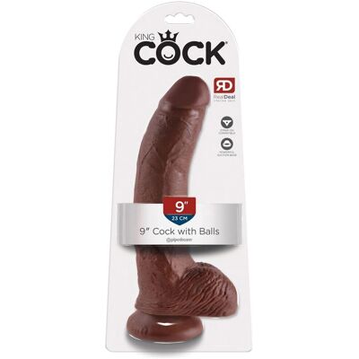 Pipedream King Cock 23cm - Realistisk dildo med testiklar Pipedream King Cock 23cm - Realistisk dildo med testiklar