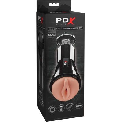 Pipedream PDX Elite Cock Compressor Vibrating Masturbator - Adult Male Sex Toy Pipedream PDX Elite Cock Compressor Vibrating Masturbator - Adult Male Sex Toy