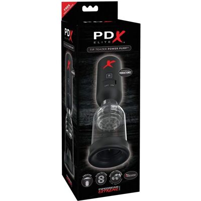 Pipedream PDX Elite Tip Teazer Power Pump (RD516) Pipedream PDX Elite Tip Teazer Power Pump (RD516)