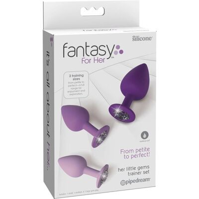 Fantasy For Her 3-teiliges Analplug-Set – Anfänger & Fortgeschrittene Fantasy For Her 3-teiliges Analplug-Set – Anfänger & Fortgeschrittene