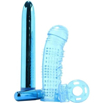 Kit Coppia Pipedream - Vibratore, Guaina per Pene, Stimolatore, Anello Kit Coppia Pipedream - Vibratore, Guaina per Pene, Stimolatore, Anello