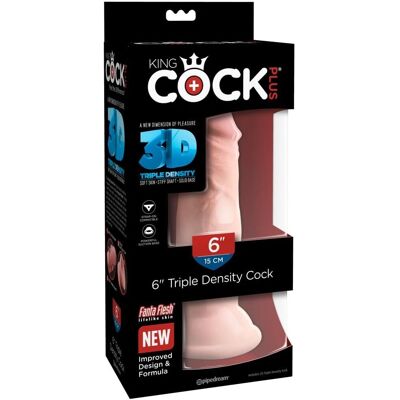 King Cock Skin Touch Dildo med Tredimensionell Densitet - 17 cm King Cock Skin Touch Dildo med Tredimensionell Densitet - 17 cm