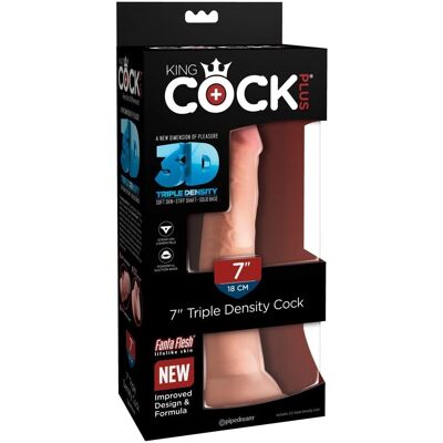 Dildo Triple Densité King Cocks - 19 cm Dildo Triple Densité King Cocks - 19 cm
