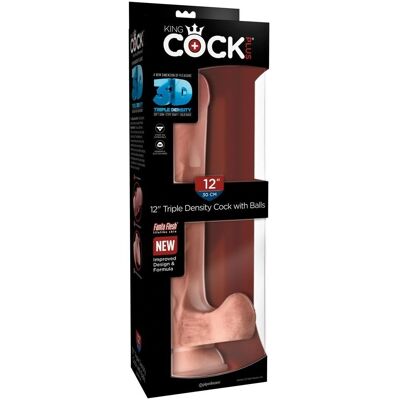King Cock 12-26cm Realistischer Triple-Density-Dildo - Sextoy King Cock 12-26cm Realistischer Triple-Density-Dildo - Sextoy