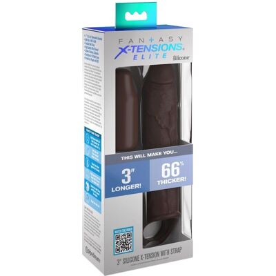 Fantasy X-tensions Elite Επιμήκυνση πέους - 24 cm, Καφέ Fantasy X-tensions Elite Επιμήκυνση πέους - 24 cm, Καφέ