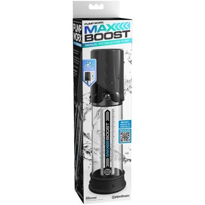 Pipedream Pumpworx Max Boost Pompe pour pénis - Noir - Pompe pour pénis Pipedream Pumpworx Max Boost Pompe pour pénis - Noir - Pompe pour pénis