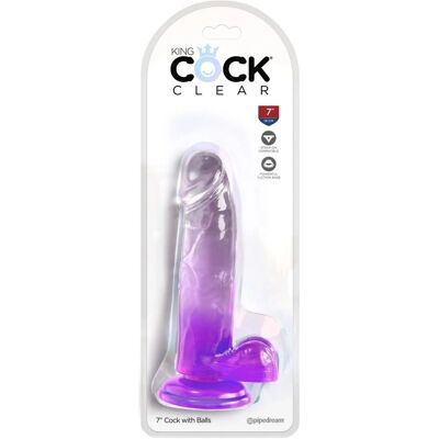 King Cock Lila 15,2cm Realistischer Dildo mit Hoden King Cock Lila 15,2cm Realistischer Dildo mit Hoden
