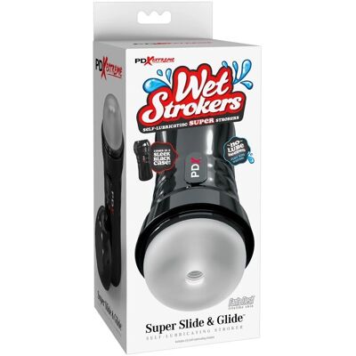 Pipedream Extreme Toyz Masturbateur - Wet Strokers Super Slide & Glide - Transparent Pipedream Extreme Toyz Masturbateur - Wet Strokers Super Slide & Glide - Transparent