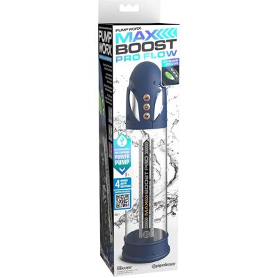 Bomba para el Pene Max Boost Pro Flow - Automática, Impermeable Bomba para el Pene Max Boost Pro Flow - Automática, Impermeable