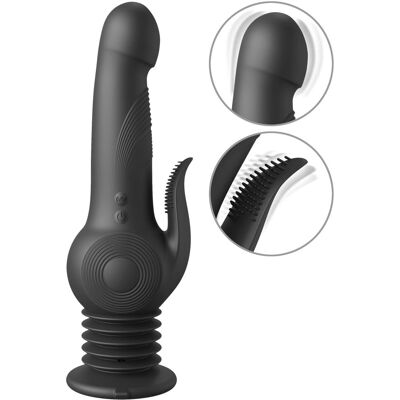 Pipedream Pogo Thruster Noir Silicone Vibrateur Pipedream Pogo Thruster Noir Silicone Vibrateur