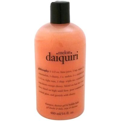 Shampoing Melon Daiquiri de Philosophy - Gel douche et bain unisexe 16 oz - Publicité Shampoing Melon Daiquiri de Philosophy - Gel douche et bain unisexe 16 oz - Publicité