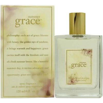 Philosophy Summer Grace Eau de Toilette - Femme 120ml - Publicité Philosophy Summer Grace Eau de Toilette - Femme 120ml - Publicité