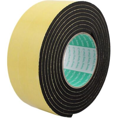 Uxcell - 3m x 60mm x 5mm - Jaune-Noir - Tape - Bande mousse - Publicité Uxcell - 3m x 60mm x 5mm - Jaune-Noir - Tape - Bande mousse - Publicité