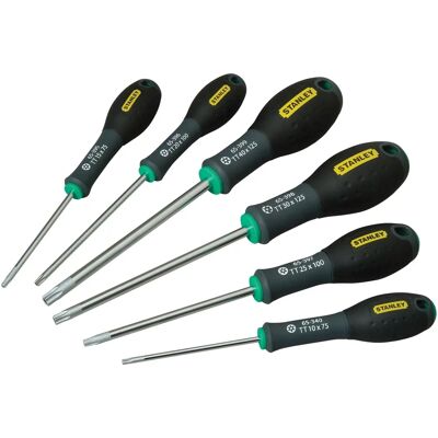 Stanley FATMAX Ensemble de 6 Tournevis Torx Anti-effraction - Publicité Stanley FATMAX Ensemble de 6 Tournevis Torx Anti-effraction - Publicité