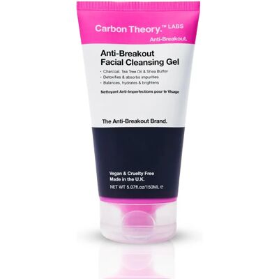 Carbon Theory Gel Nettoyant Visage Anti-Breakout - Gel Nettoyant Visage - Publicité Carbon Theory Gel Nettoyant Visage Anti-Breakout - Gel Nettoyant Visage - Publicité