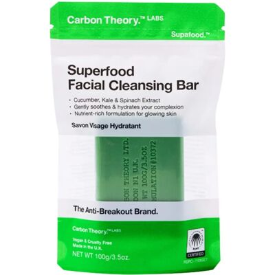 Carbon Theory Superfood Bază de Curățare Facială Verde - Bază de Curățare Solidă pentru Față Carbon Theory Superfood Bază de Curățare Facială Verde - Bază de Curățare Solidă pentru Față