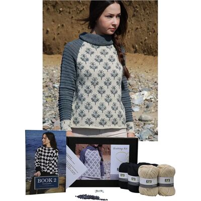 DesignEtte Indigo/blanc XL Ensemble de Tricot - Ensemble de Tricot DesignEtte Indigo/blanc XL Ensemble de Tricot - Ensemble de Tricot