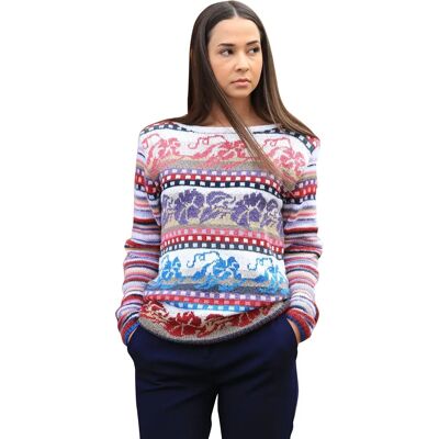 Kit de tricot Morning Glory de DesignEtte - Multicolore, L/XXXL Kit de tricot Morning Glory de DesignEtte - Multicolore, L/XXXL