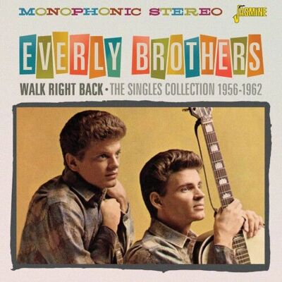 Jasmine The Everly Brothers Walk Right Back - 2-skivsamling - Musikalbum Jasmine The Everly Brothers Walk Right Back - 2-skivsamling - Musikalbum