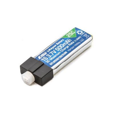 Batterie LiPo 500mAh 1S 25C E-flite - Accessoire Radio-Commandé Batterie LiPo 500mAh 1S 25C E-flite - Accessoire Radio-Commandé