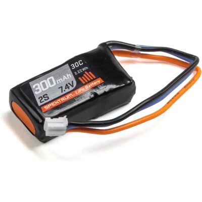 LiPo baterie Spektrum SPMX3002S30 2S 7.4V 300mAh - RC Příslušenství LiPo baterie Spektrum SPMX3002S30 2S 7.4V 300mAh - RC Příslušenství