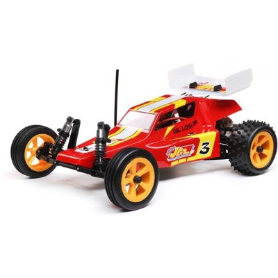 Losi Mini JRX2 RC Buggy - Schaal 1:16, Retro-uiterlijk, RTR Losi Mini JRX2 RC Buggy - Schaal 1:16, Retro-uiterlijk, RTR