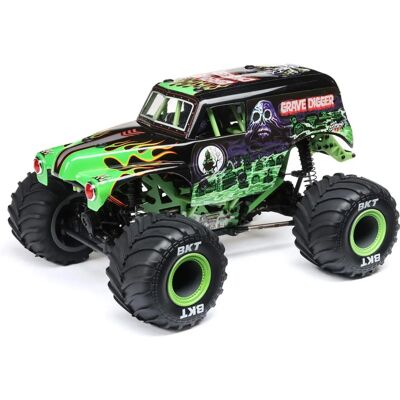 Losi Mini LMT 4WD Grave Digger - Camion Monstruoso RC Losi Mini LMT 4WD Grave Digger - Camion Monstruoso RC