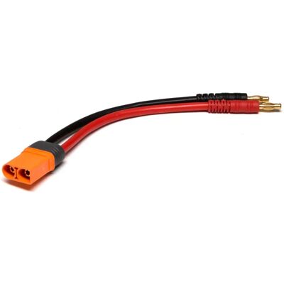 Spektrum IC5 Laddningskabel - 150mm, 10 AWG, Banan kontakt Spektrum IC5 Laddningskabel - 150mm, 10 AWG, Banan kontakt