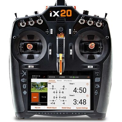 Spektrum iX20 Kézivezérlő - 20 Csatorna, Érintőképernyő, Bluetooth & Wi-Fi Spektrum iX20 Kézivezérlő - 20 Csatorna, Érintőképernyő, Bluetooth & Wi-Fi