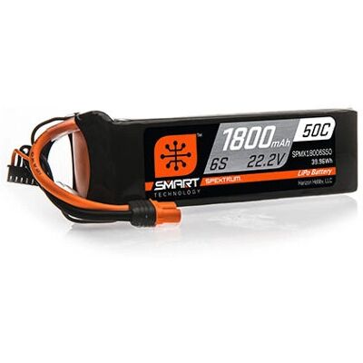 Spektrum SPMX18006S50 6S 50C Smart LiPo Batterij - RC Accessoire Spektrum SPMX18006S50 6S 50C Smart LiPo Batterij - RC Accessoire