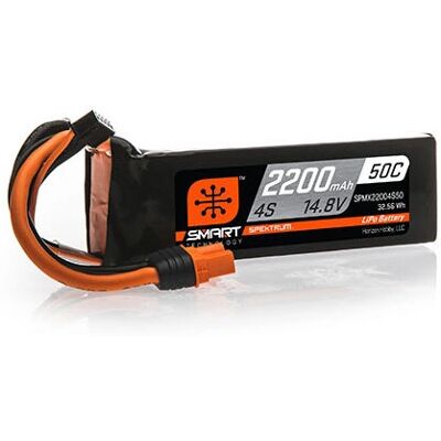Batteria intelligente Spektrum 2200mAh 4S 14.8V 50C - Batteria RC Batteria intelligente Spektrum 2200mAh 4S 14.8V 50C - Batteria RC