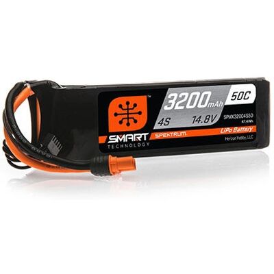 Batteria intelligente Spektrum SPMX32004S50 - 3200mAh, 4S, 14.8V, 50C - Accessori RC Batteria intelligente Spektrum SPMX32004S50 - 3200mAh, 4S, 14.8V, 50C - Accessori RC
