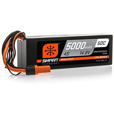Spektrum SPMX50004S50H5 Okos 4S 14,8V 5000mAh LiPo Akkumulátor - RC Alkatrész Spektrum SPMX50004S50H5 Okos 4S 14,8V 5000mAh LiPo Akkumulátor - RC Alkatrész