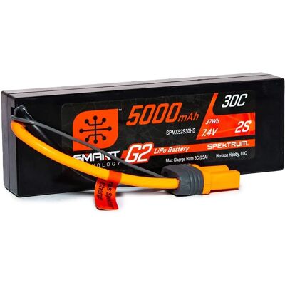 Spektrum 5000mAh 2S 7.4V Smart G2 LiPo Batterij Spektrum 5000mAh 2S 7.4V Smart G2 LiPo Batterij