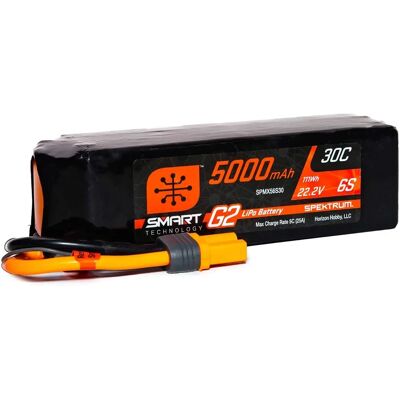 Spektrum G2 LiPo 6S 5000mAh 30C slimme batterij Spektrum G2 LiPo 6S 5000mAh 30C slimme batterij