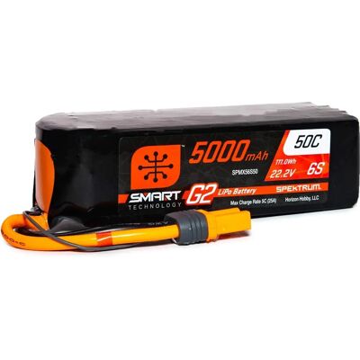 Spektrum 5000mAh 6S 22.2V Smart G2 LiPo Akku Spektrum 5000mAh 6S 22.2V Smart G2 LiPo Akku