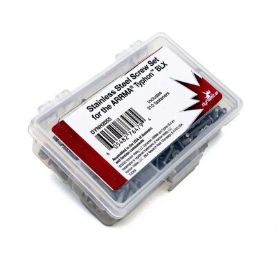 Dynamite Arrma Typhon 6S BLX RVS schroeven-set Dynamite Arrma Typhon 6S BLX RVS schroeven-set